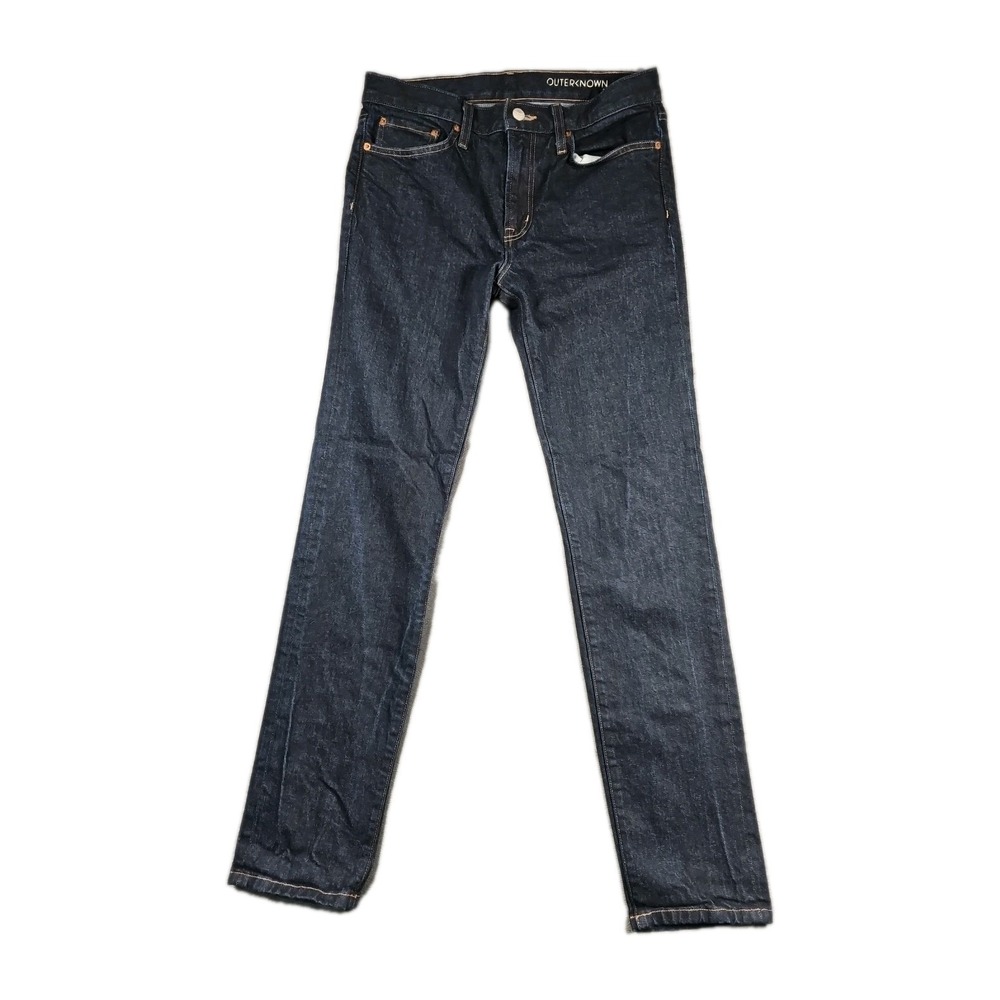 Outerknown S.E.A. Ambassador Slim Fit Jeans Organic Dark Blue Mens 30x32 Denim
